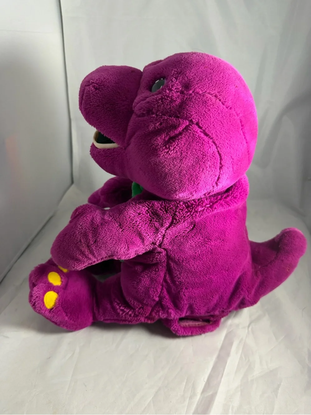 Vintage 1997 Microsoft ActiMates Interactive Talking Barney Plush (WORKS)